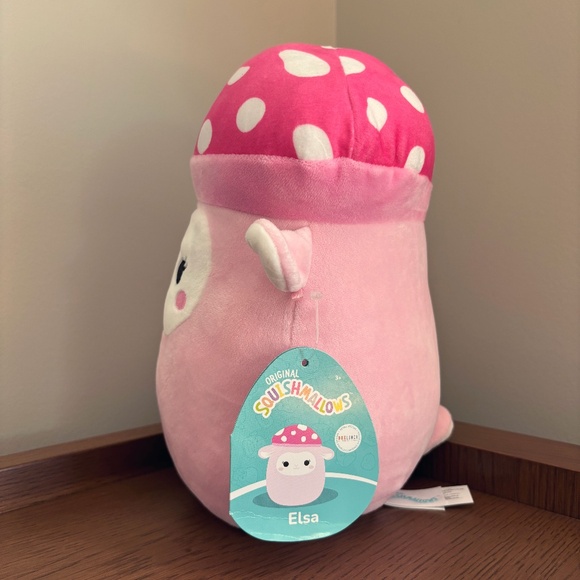 NWT Squishmallows 8" Elsa the Mushroom Lamb US Exclusive - Picture 4 of 7